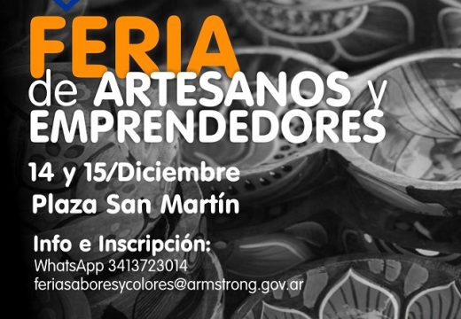 Convocatoria para artesanos y emprendedores.