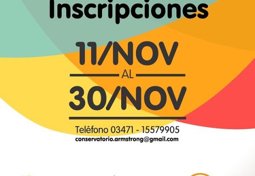 Inscripciones abiertas en el Conservatorio Municipal de Música 2025.