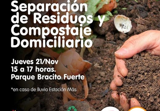 Taller sobre separación de residuos y compostaje domiciliario.