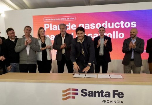 Comienza el nuevo gasoducto en la Ruta 20.