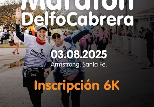 Inscripciones Maratón Delfo Cabrera. Con mucho entusiasmo esperamos el 3 de agosto.