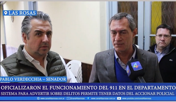 El 911 ya está activo en todo el departamento Belgrano.