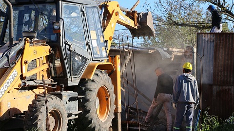 Ley de Microtráfico: derribaron un búnker de venta de drogas en Cañada de Gómez.