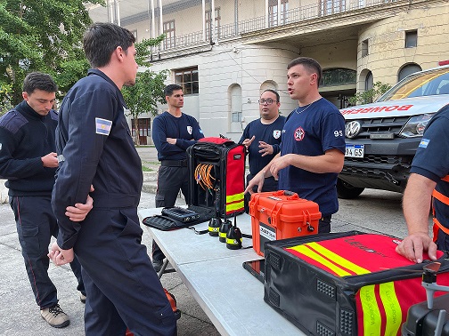 Nueve brigadistas santafesinos se suman a la búsqueda del matrimonio desaparecido en Chubut.