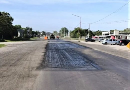 Vialidad trabaja en mejoras de la ruta 178 en Las Rosas y Villa Eloísa.
