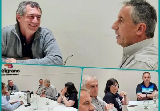 Verdecchia se reunió con autoridades del SAMCo Las Rosas.
