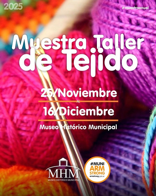 Armstrong. Muestra taller de tejido.