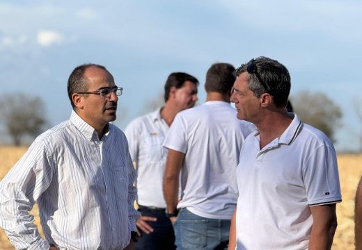 Verdecchia acompañó el relevamiento de daños en campos afectados por el temporal.