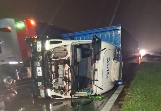 Intenso trabajo de Bomberos tras el Temporal: Accidentes en la autopista y estado de las rutas.