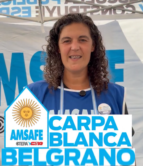 Armstrong. La Plaza Flotron será sede de la Carpa Blanca: un encuentro por la educación.