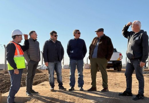Verdecchia y Giacosa recorrieron el avance del Gasoducto Ruta 20.