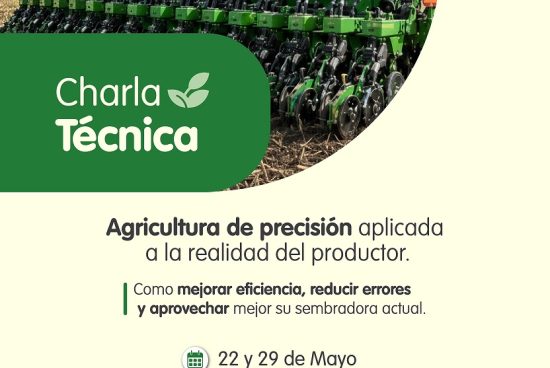 La Municipalidad y el CCIR organizan una charla sobre agricultura de precisión.