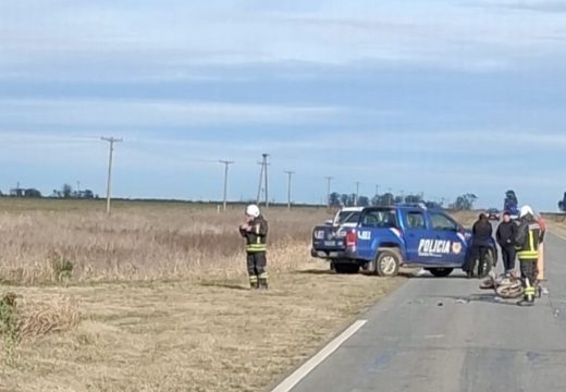 Trágico accidente en Ruta 15: falleció un motociclista tras impactar contra un acoplado.