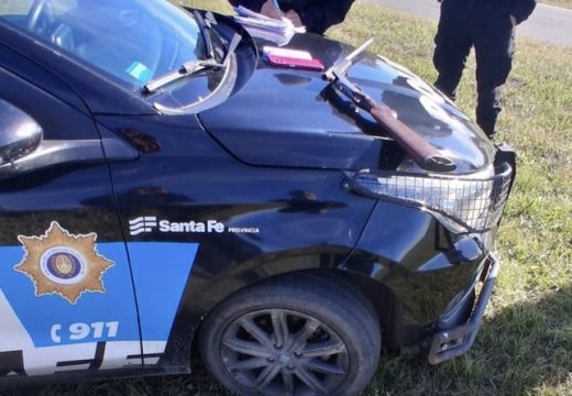 Operativo en Ruta 178: secuestran una escopeta y demoran a un hombre oriundo de Las Rosas.