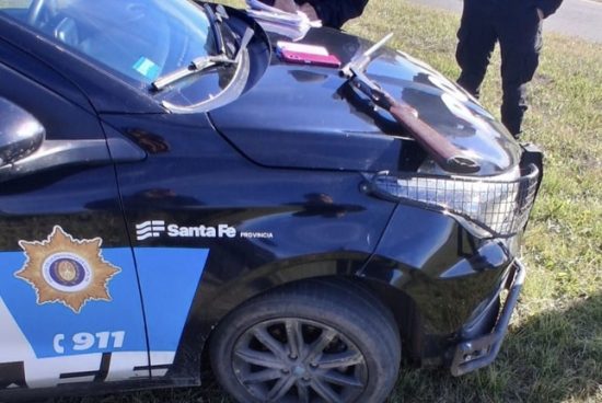 Operativo en Ruta 178: secuestran una escopeta y demoran a un hombre oriundo de Las Rosas.