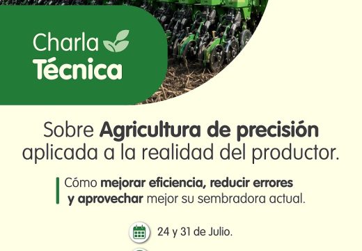 Innovación en el campo: Armstrong dictará una capacitación gratuita sobre agricultura de precisión.