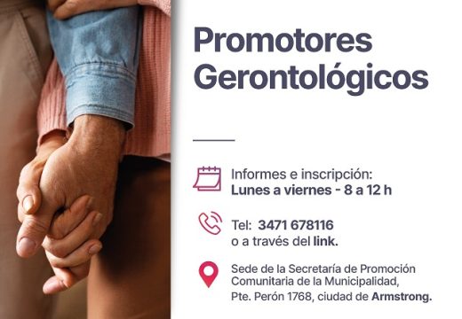 Sumate al cuidado de nuestras personas mayores: abre la inscripción para Promotores Gerontológicos 2026.