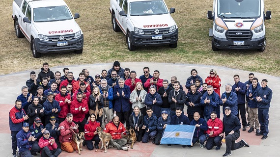Orgullo santafesino: regresó la brigada USAR que envió el Gobierno provincial a la cooperación humanitaria en Venezuela.