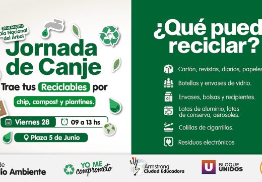 Acercá tus reciclables y llevate semillas y plantines: Vuelve el canje ecofriendly a Plaza 5 de Junio.