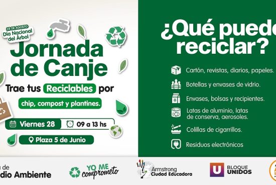 Acercá tus reciclables y llevate semillas y plantines: Vuelve el canje ecofriendly a Plaza 5 de Junio.