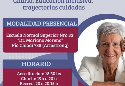El Nivel Superior de la Escuela N°33 invita a una NUEVA JORNADA DE ACTUALIZACIÓN: “Educación inclusiva, trayectorias cuidadas”.