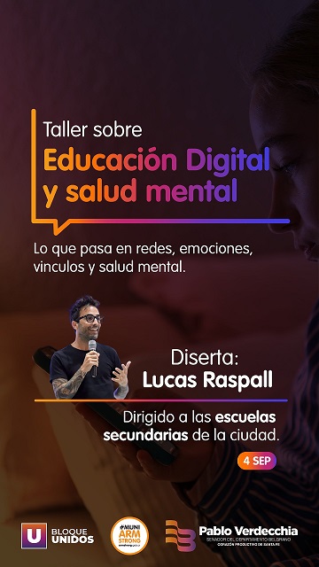 Armstrong: Nueva jornada sobre Educación Digital y Salud Mental para jóvenes.