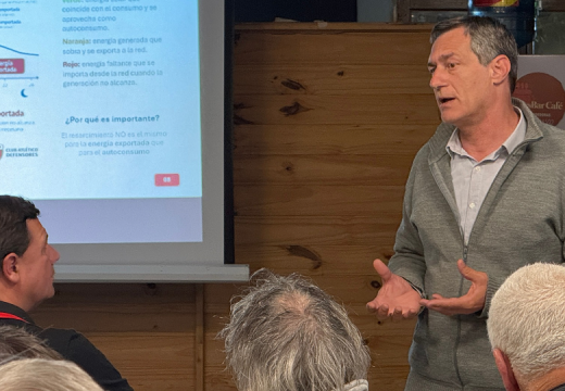 Defensores presentó un innovador proyecto energético y Verdecchia comprometió su acompañamiento.