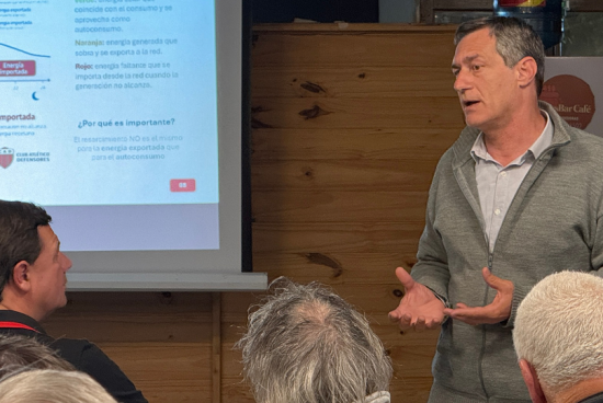 Defensores presentó un innovador proyecto energético y Verdecchia comprometió su acompañamiento.