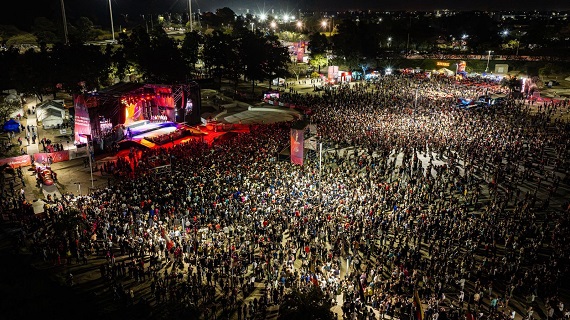 Juegos Suramericanos 2026: más de 100 mil personas participaron de la fiesta del cierre en Santa Fe.