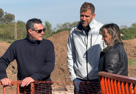 Avanza una obra largamente esperada para el sector noroeste de Armstrong.