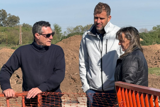Avanza una obra largamente esperada para el sector noroeste de Armstrong.
