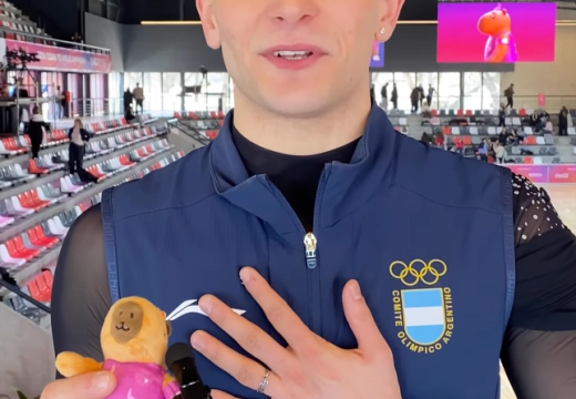 Orgullo armstronense: Donato Mastroianni brilló en Rosario, emocionó a todos y aseguró: «Pude patinar con el corazón y el alma».